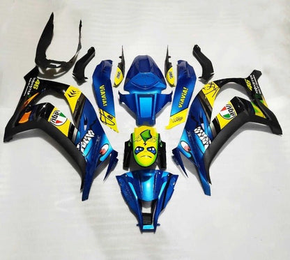 Kawasaki ZX10R Fairings (2016-2020) Blue Creature at KingsMotorcycleFairings.com