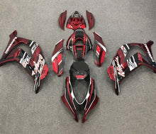 Kawasaki ZX-10R Fairings (2016-2020) Dark Red, Black, White at KingsMotorcycleFairings.com