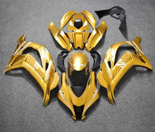 Kawasaki ZX10R Fairings (2016-2020) Gold, White at KingsMotorcycleFairings.com