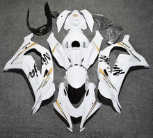 Kawasaki ZX10R Fairings (2016-2020) White, Gold, Black at KingsMotorcycleFairings.com