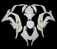 Kawasaki ZX-10R Fairings (2016-2020) White, Neon Yellow at KingsMotorcycleFairings.com