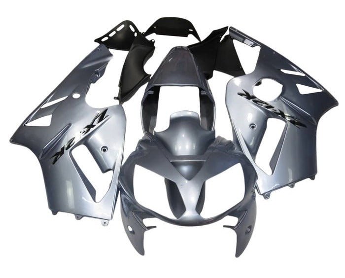 Kawasaki Ninja ZX12R Fairings (2000-2001) Silver at KingsMotorcycleFairings.com
