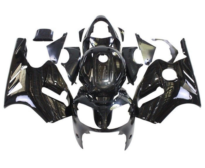 Kawasaki Ninja ZX12R Fairings (2002-2006) Gloss Black at KingsMotorcycleFairings.com