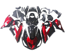 Kawasaki ZX14R Fairings (2006-2011) Black, Dark Red at KingsMotorcycleFairings.com