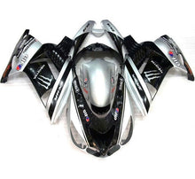Kawasaki ZX14R Fairings (2006-2011) Silver, Black Elf at KingsMotorcycleFairings.com