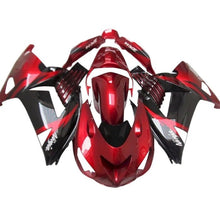 Kawasaki ZX14R Fairings (2012-2024) Dark Red, Black, White at KingsMotorcycleFairings.com