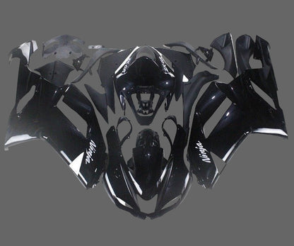 Kawasaki Ninja ZX6R 636 Fairings (2007-2008) Black at KingsMotorcycleFairings.com