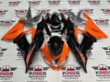 Kawasaki ZX6R 636 Fairings (2013-2018) Black, Orange, Silver at KingsMotorcycleFairings.com