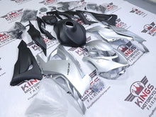 Kawasaki ZX6R Fairings (2024-2025) Silver, Matte Black from KingsMotorcyceFairings.com