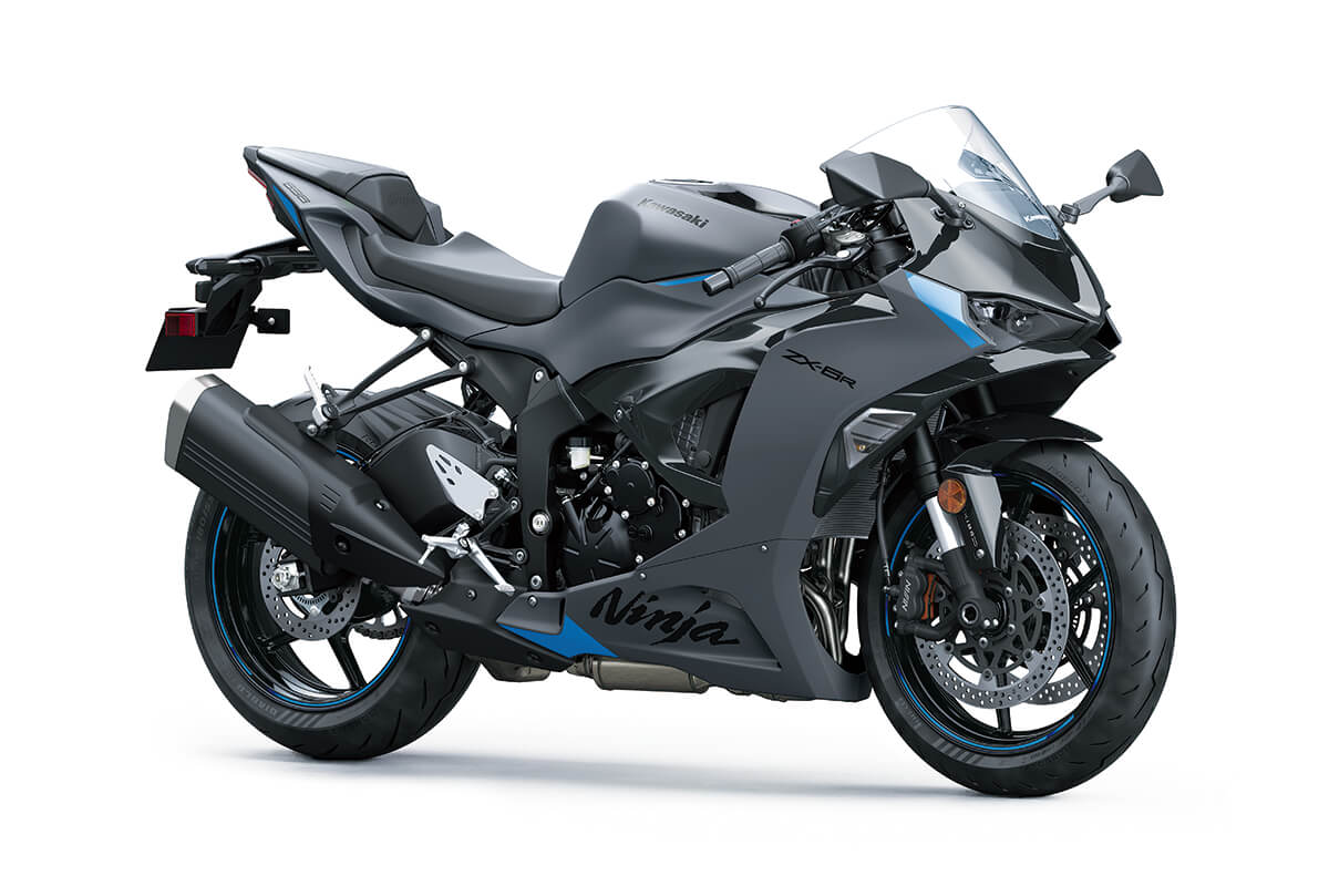 Kawasaki ZX6r 636 Fairings (2024-2025) Matte Dark Gray Metallic at KingsMotorcycleFairings.com