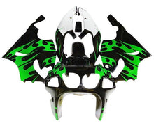 Kawasaki ZX7R Fairings (1996-2002) Black, Green, White, Tribal at KingsMotorcycleFairings.com