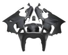 Kawasaki ZX7R Fairings (1996-2002) Matte Black, White Stripe at KingsMotorcycleFairings.com