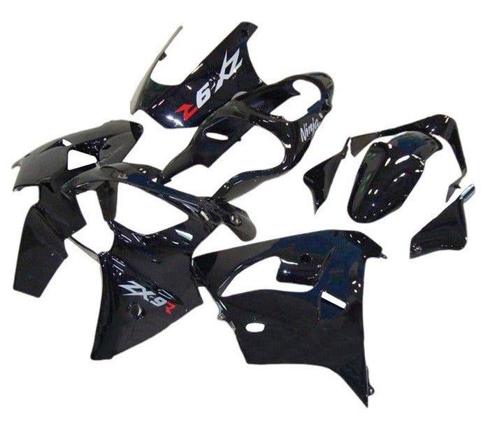Kawasaki ZX9R Fairings (2000-2001) Black at KingsMotorcycleFairings.com