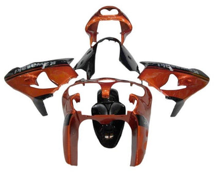 Kawasaki ZX9R Fairings (2000-2001) Orange, Black at KingsMotorcycleFairings.com
