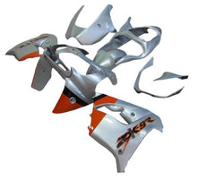 Kawasaki ZX9R Fairings (2000-2001) Silver, Orange, Black at KingsMotorcycleFairings.com