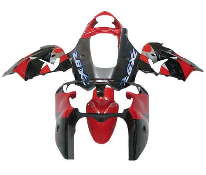 Kawasaki ZX9R Fairings (2002-2003) Red, Black, Gray at KingsMotorcycleFairings.com