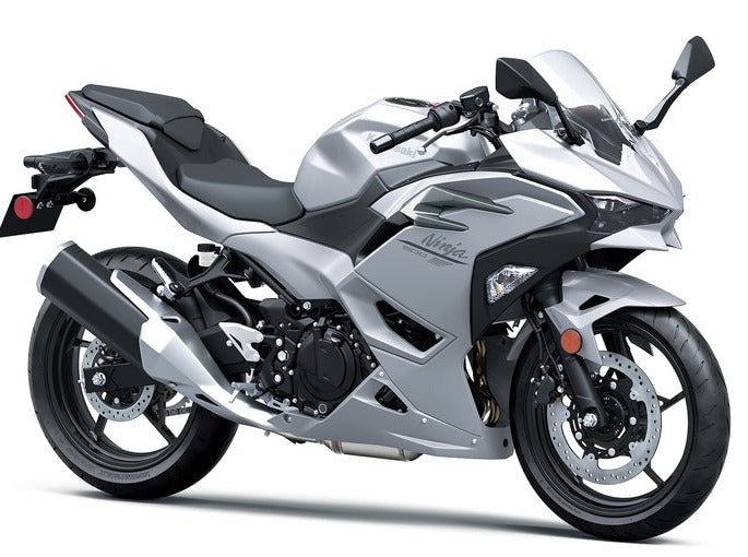 Kawasaki Ninja 500 Fairing Kit (2024-2025) Matte Silver at KingsMotorcycleFairings.com