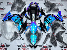Kawasaki Ninja 650 Fairings (2020-2025) Blue, Pink Chrome Chameleon, Black at KingsMotorcycleFairings.com
