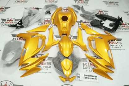 Kawasaki Ninja 650 Fairings (2020-2025) Yellow Metallic from KingsMotorcycleFairings.com