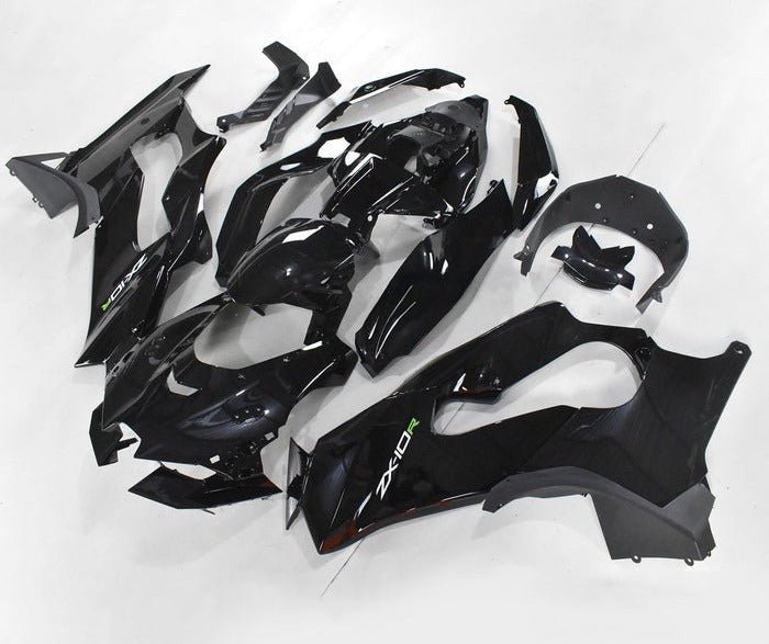 Kawasaki Ninja ZX10RR Fairings (2021-2025) Black at KingsMotorcycleFairings.com