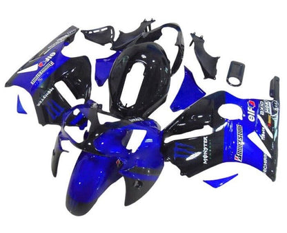Kawasaki Ninja ZX12R Fairings (2002-2006) Blue, Black, Bridgestone at KingsMotorcycleFairings.com