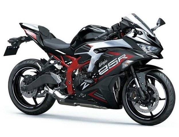 Kawasaki Ninja ZX25R Fairings (2019-2025) Black, Red at KingsMotorcycleFairings.com