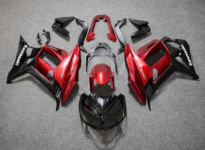 Kawasaki Z1000SX Fairings (2010-2016) Red, Black from KingsMotorcycleFairings.com