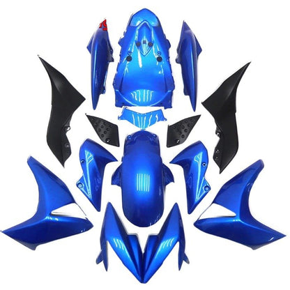 Kawasaki Z1000 Fairings (2007-2009) Blue, Black from KingsMotorcycleFairings.com