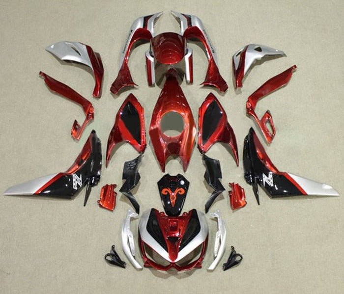 Kawasaki Z1000 Fairings (2014-2019) Red, Silver, Black from KingsMotorcycleFairings.com