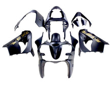 Kawasaki ZX-9R Fairings (2002-2003) Matte Black, Gold at KingsMotorcycleFairings.com