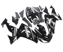 Kawasaki ZX10R Fairing Kit (2006-2007) Black, White Stripe at KingsMotorcycleFairings.com