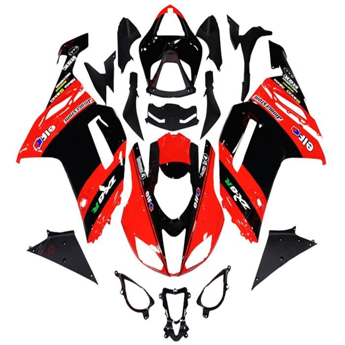 Kawasaki ZX6R Fairings (2013-2018) Red, Black, Elf at KingsMotorcycleFairings.com