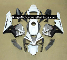 Honda CBR600RR (2003-2004) White, Silver, Matte Black Fairings at KingsMotorcycleFairings.com