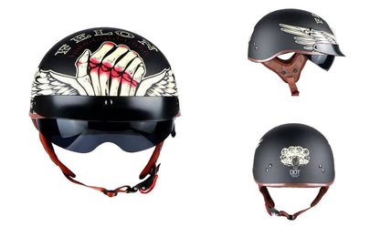 Matte Black Felon Motorcycle Helmet at KingsMotorcycleFairings.com