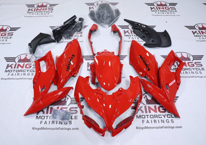Red Kawasaki Versys 650 Fairings (2015-2021) at KingsMotorcycleFairings.com