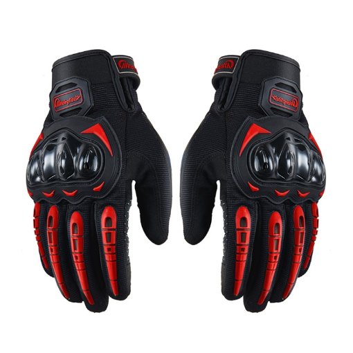 Green, Black RT Motorcycle Gloves