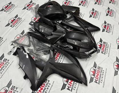 SUZUKI GSXR600 Fairings (2008-2010) Faux Carbon Fiber at KingsMotorcycleFairings.com