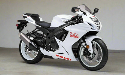 SUZUKI GSX-R600 Fairings (2011-2024) White, Red from KingsMotorcycleFairings.com