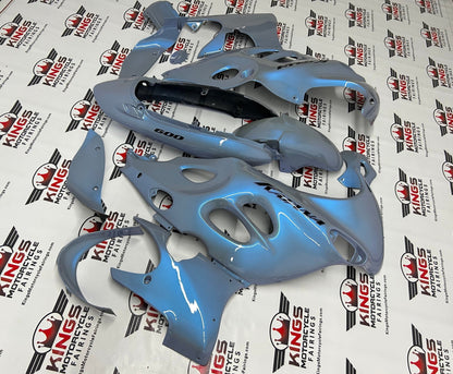 SUZUKI GSX750F Katana Fairing set (1998-2006) Blue, Gray Chameleon at KingsMotorcycleFairings.com