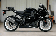 SUZUKI GSXR600 Fairings (2025-2026) Black, White at KingsMotorcycleFairings.com