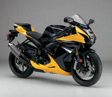 SUZUKI GSXR600 Fairings (2025-2026) Black, Yellow, Gray Stripes from KingsMotorcycleFairings.com