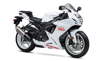 SUZUKI GSXR600 Fairings (2025-2026) White, Red from KingsMotorcycleFairings.com