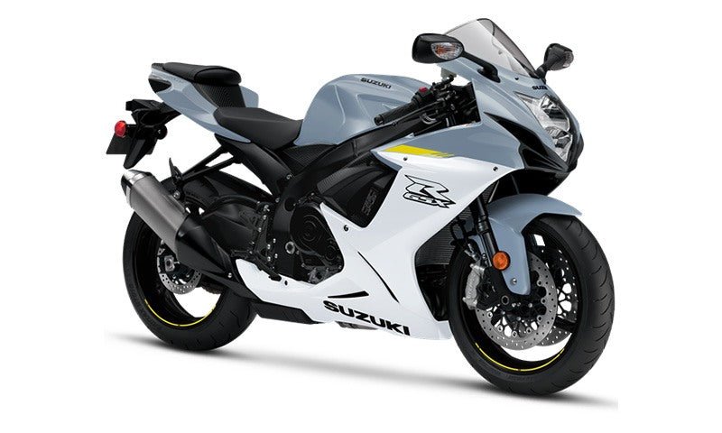 SUZUKI GSXR750 Fairing Kit (2011-2024) Matte Gray, Gloss White, Yellow from KingsMotorcycleFairings.com