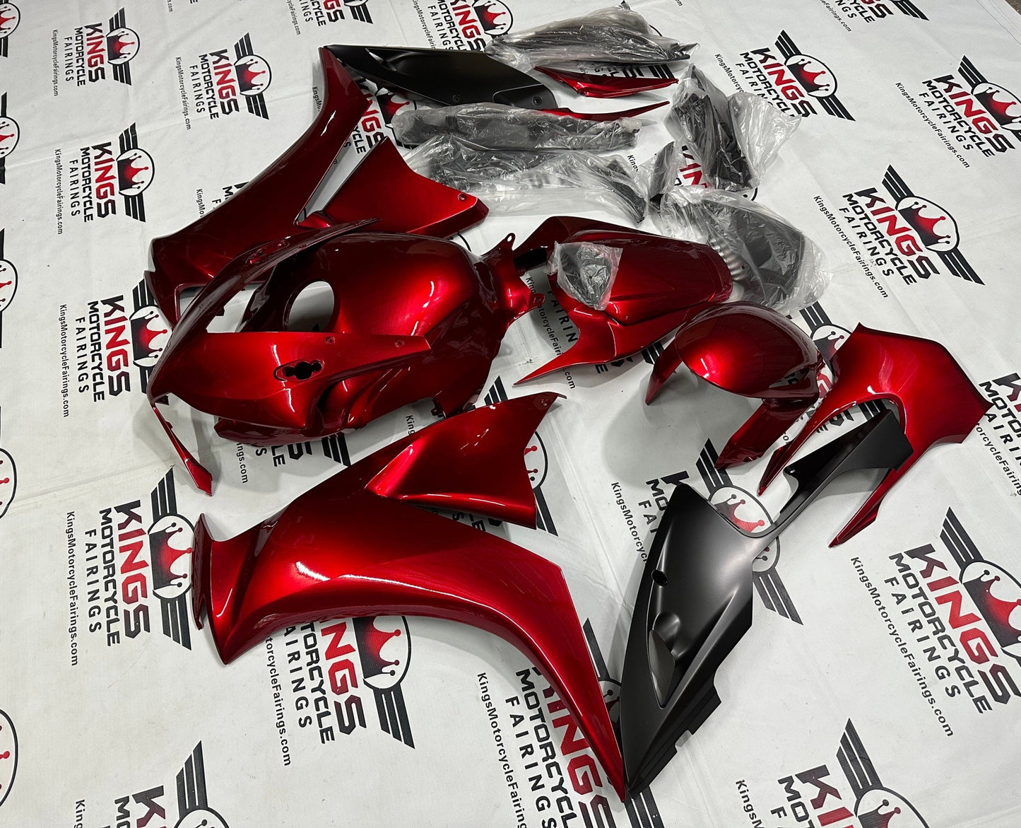 Shop Honda CBR1000RR Fairings (2012-2016) Dark Red, Matte Black at KingsMotorcycleFairings.com