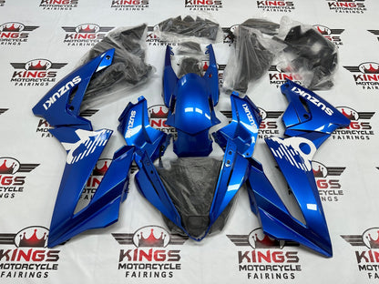 Suzuki GSX-8R Fairing Kit (2024-2025) Blue, White at KingsMotorcycleFairings.com