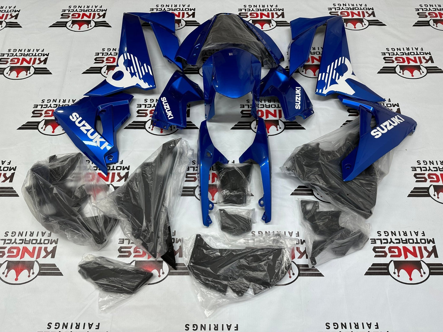 Suzuki GSX-8R Fairing Kit (2024-2025) Blue, White from KingsMotorcycleFairings.com