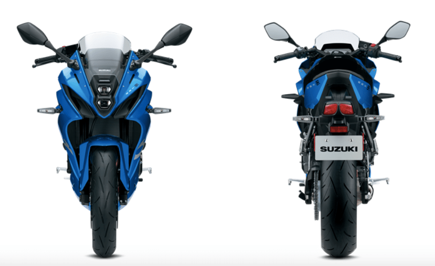 Suzuki GSX-8R Fairing Pieces (2024-2025) Blue, Gray at KingsMotorcycleFairings.com