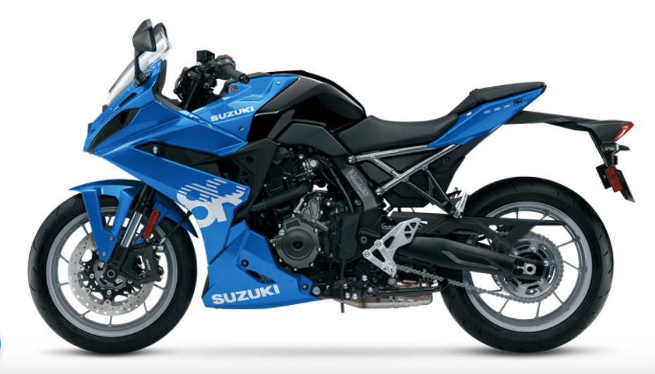 Suzuki GSX-8R Fairing Pieces (2024-2025) Blue, Gray from KingsMotorcycleFairings.com