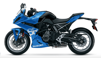 Suzuki GSX-8R Fairing Pieces (2024-2025) Blue, Gray from KingsMotorcycleFairings.com