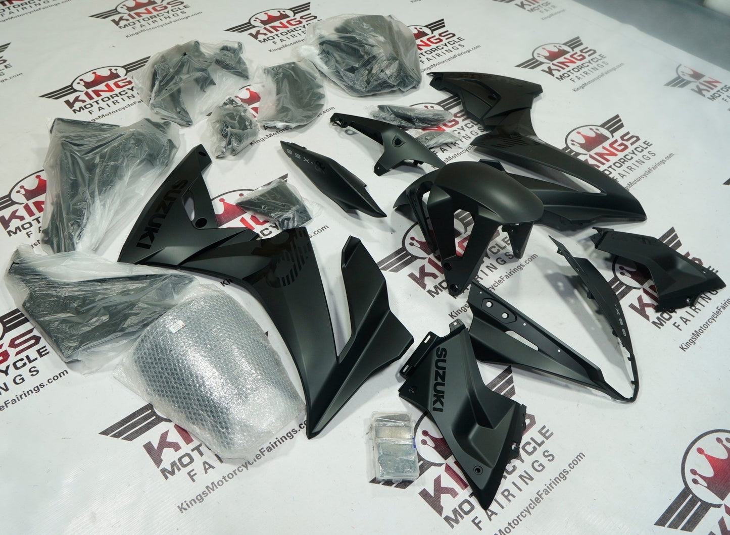 Suzuki GSX-8R Fairings (2024-2025) All Black at KingsMotorcycleFairings.com